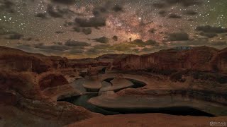 A Night at Reflection Canyon - 4K Timelapse