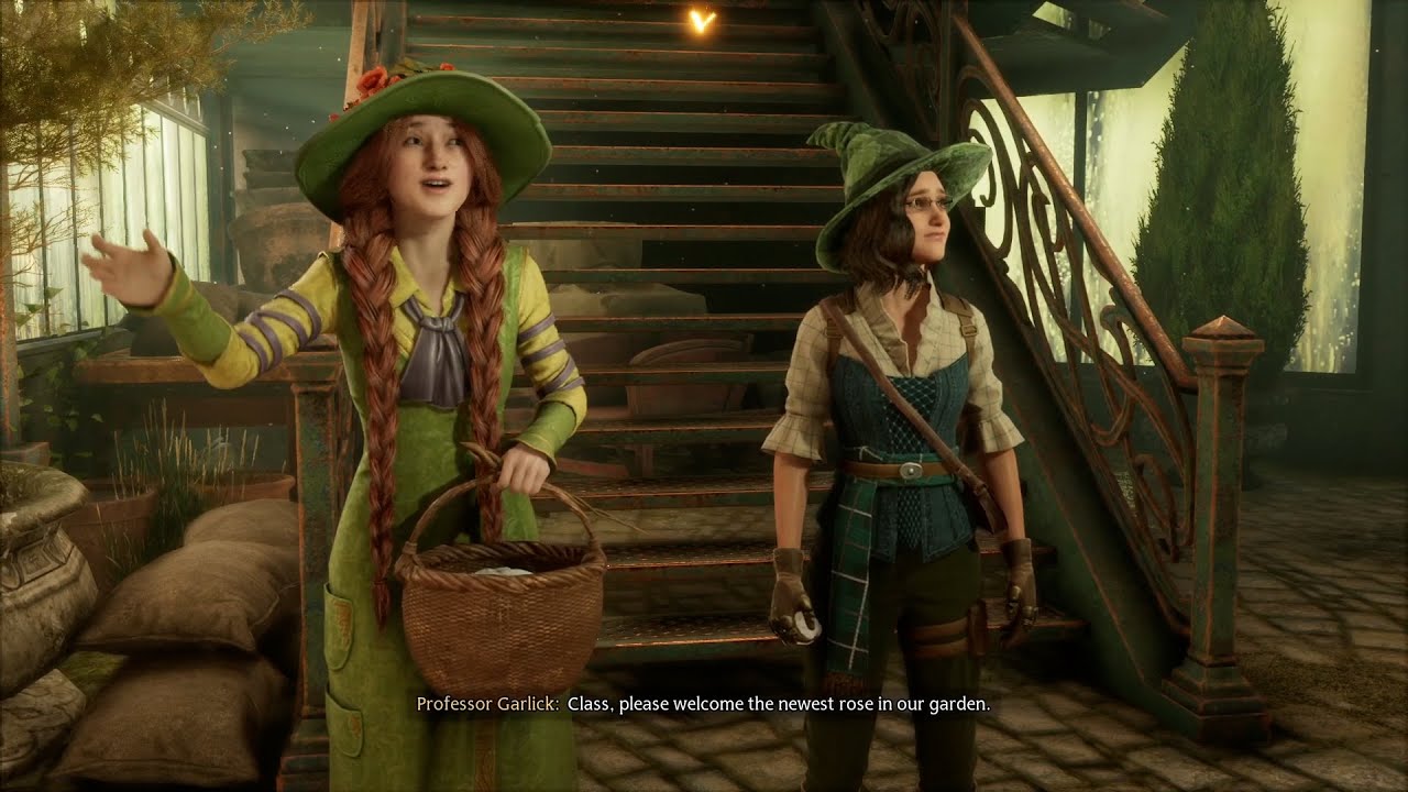Hogwarts Legacy Gameplay Walkthrough Part 7 Herbology Class "Thank