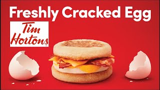 TIM HORTONS® RESTAURANTS ACROSS THE U.S. ARE NOW PROUDLY SERVING FRESHLY  CRACKED EGGS IN ALL