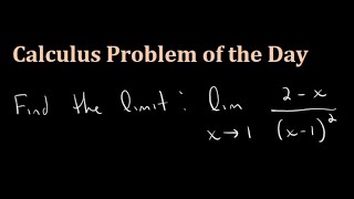 Survey of Calculus Problem of the Day 7.11.25 (Limits at Asymptotes)