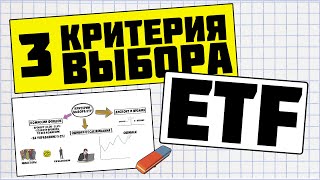 ETF - 3 критерия при выборе ETF или БПИФ. Как купить ETF. Скринер ETF.