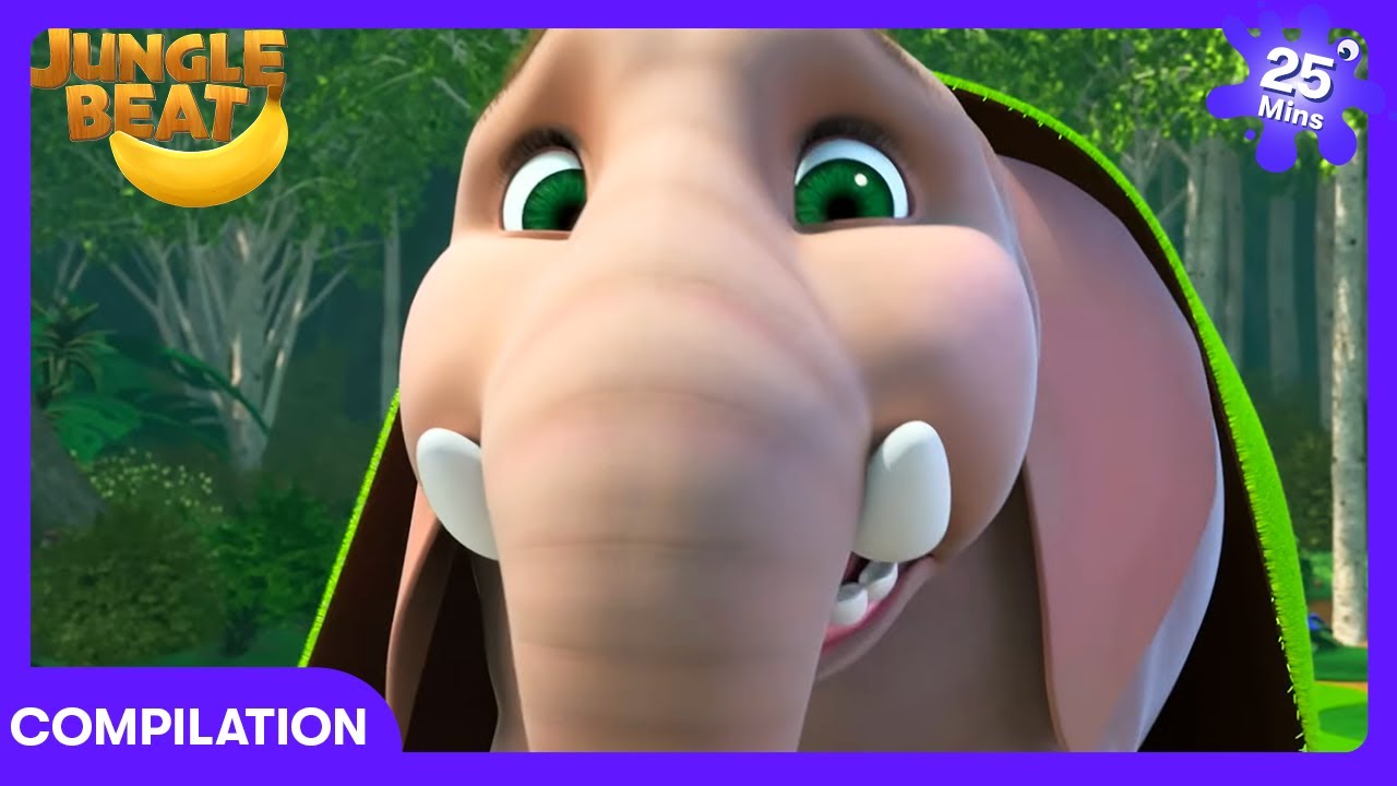 Jungle Beat - Red het gestolen gazon! | Kindertelevisie | WildBrain Zonnestad