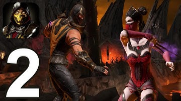 Mortal Kombat Mobile - Gameplay Walkthrough Part 2 - Towers 6-7 (iOS, Android)