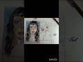 using pastel and Crayon to create a new character that fits this song #traditiinalart