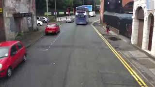 Leaving Rochdale Bus Station