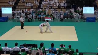 2018IH 女子柔道団体 1回戦 敦賀（福井県） 対 桐蔭学園 （神奈川県 ）