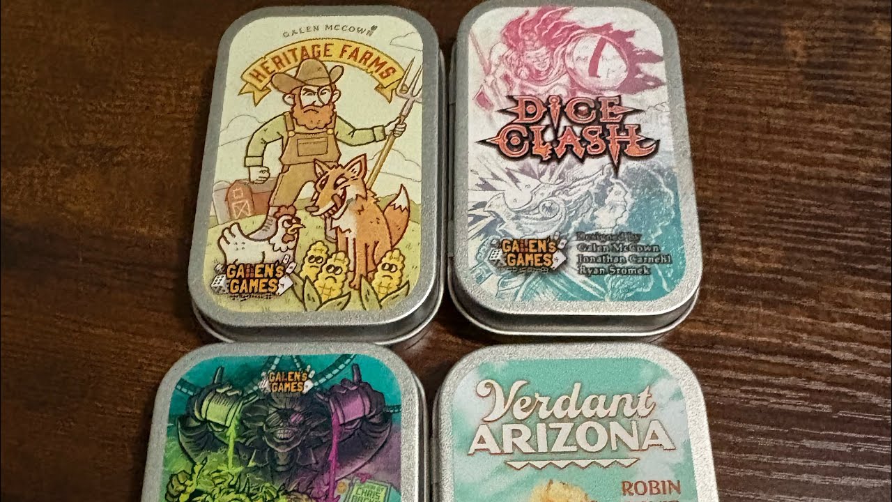 Review - Mint Tin Series | Video | BoardGameGeek