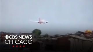 Video shows moment Boeing 787 Dreamliner crashes in India