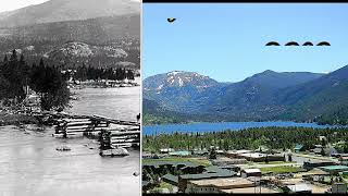 Grand Lake, Colorado then and now