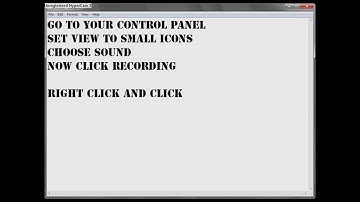 How To Record Sound On HyperCam 3 (Windows Vista/7)(Stereo Mix Download Included)