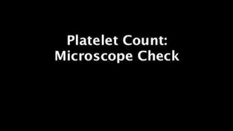 Manual of Platelets Count #mlt