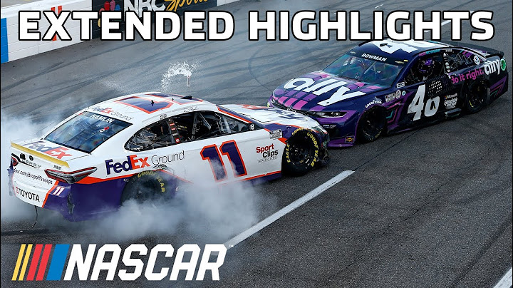 Hot tempers boil over after the Xfinity 500 at Martinsville | Extended Highlights