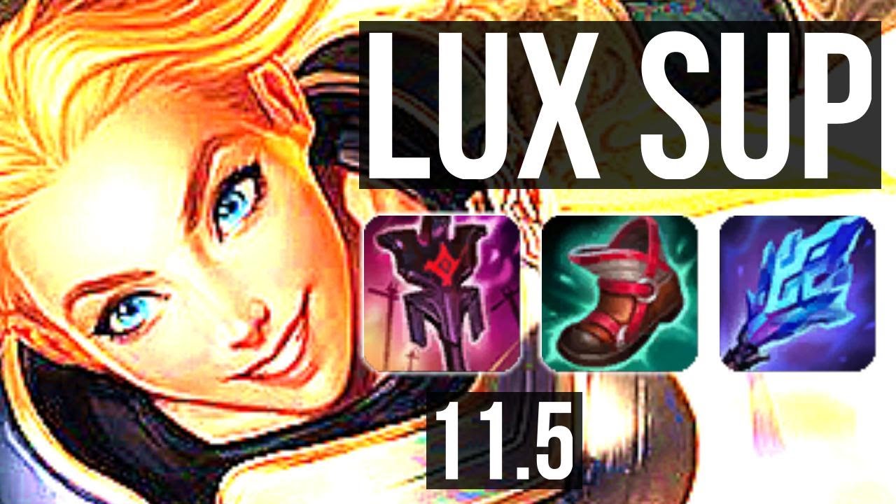 LUX & Jinx vs SERAPHINE & Aphelios (SUPPORT) | 1100+ games, 13/4/20, Godlike | BR Master | v11.5