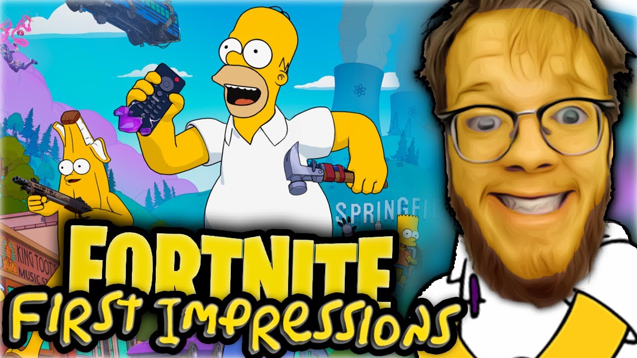 Огромный фанат «Симпсонов» играет в обновление «Симпсонов» для Fortnite?! (Первые впечатления о F...