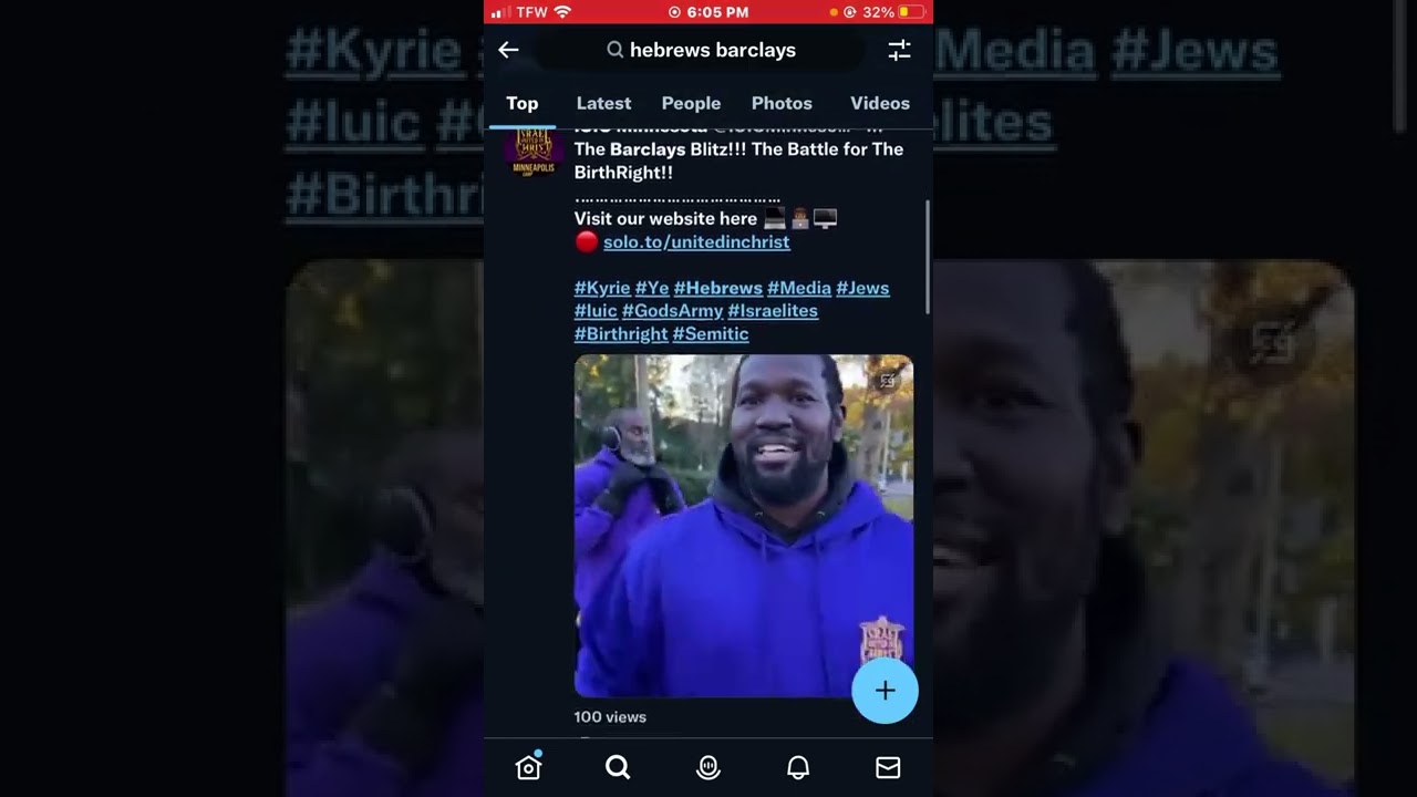 IUIC Black Hebrew Israelites Pull Up Deep to Barclays To Show Support For Kyrie Irving’s Return