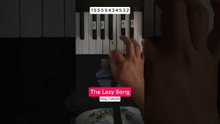 The Lazy Song - Bruno Mars (Easy Piano Tutorial) #pianotutorial #easypiano #pianolesson #pianocover