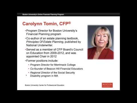Boston University #39 s Financial Planning Certificate Program YouTube Boston University #39 s Financial Planning Certificate Program YouTube