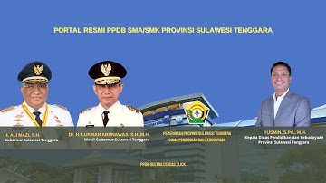 Pendaftaran Peserta Didik Baru (PPDB) Online SMA Dinas Dikbud Provinsi Sulawesi Tenggara