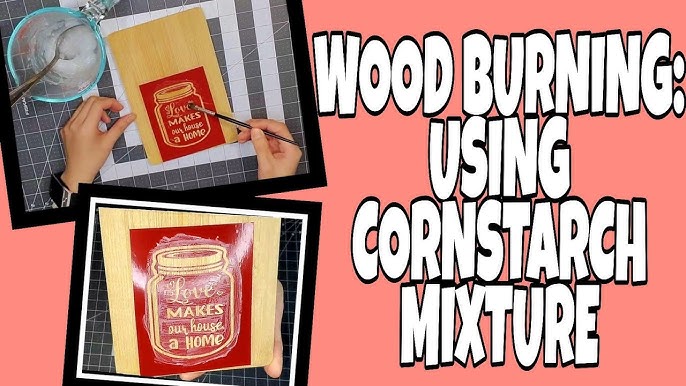  1DFAUL Wooden Burning Paste, 4 OZ Wood Burn Gel with Silicone  Squeegee for Crafting, Drawing and DIY Arts, Create Beautiful Art in  Minutes, Personalize Your Craft