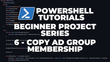 PowerShell Tutorials : Copy AD Group Membership (Beginner Project)