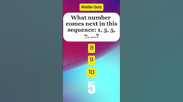 Crack the Code! What Comes Next: 1, 3, 5, 7..? shorts quiz