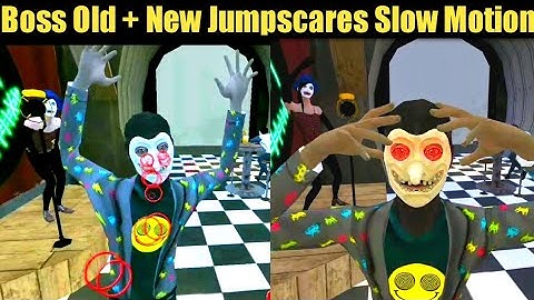 Boss Old Vs New Jumpscares In Super Slow Motion In Smiling X Corp 2 New Update Version 1.6.4