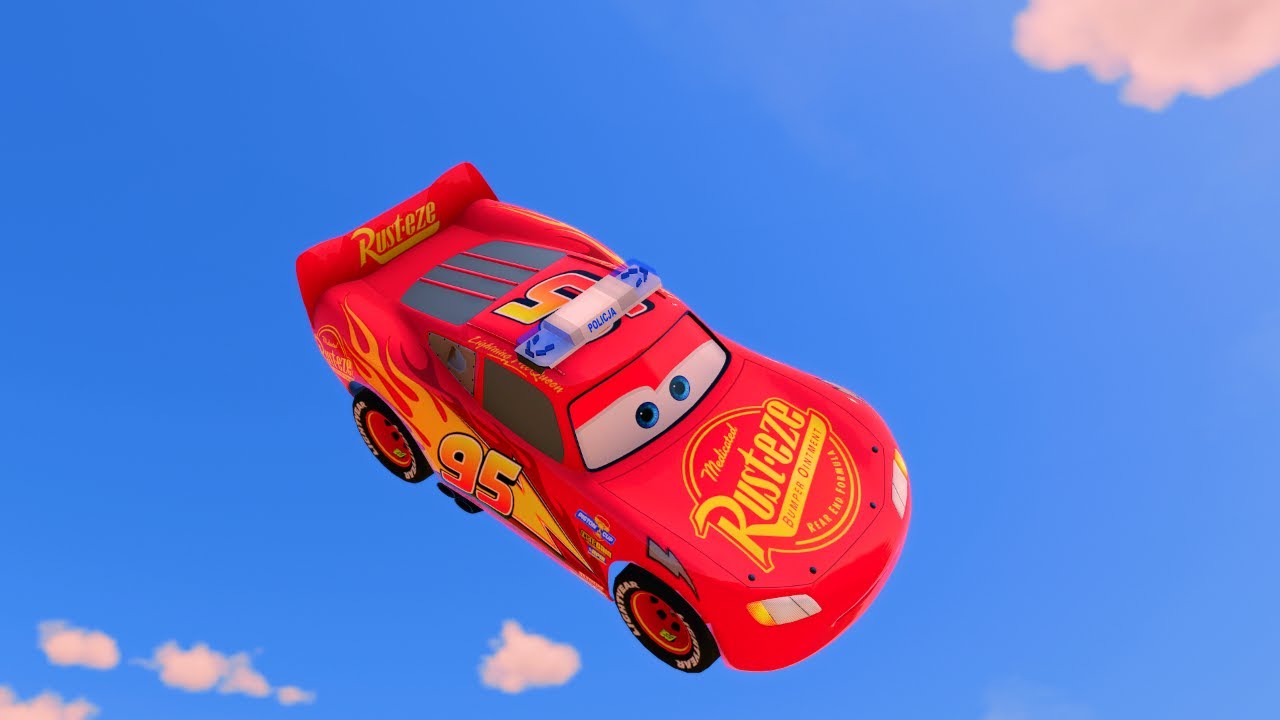 Flatbed Truck Mcqueen  Transportation with Truck   Pothole vs Car   BeamNG Drive