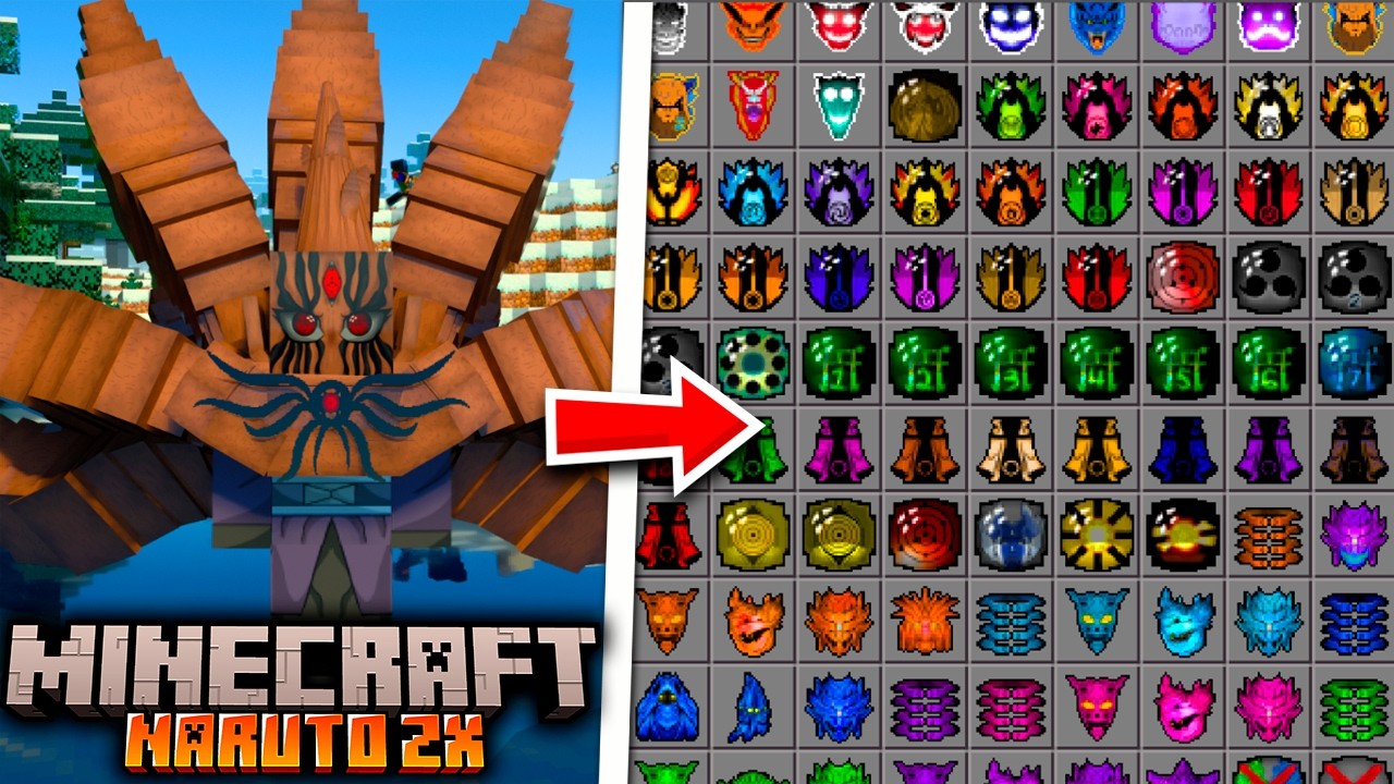 ESSA É A MELHOR Addon Naruto para Minecraft PE 1.21.73+! - YouTube