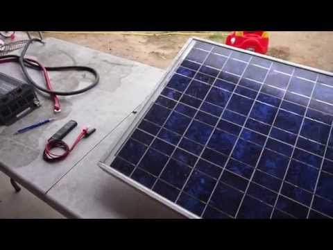 SOLAR BACK UP POWER GENERATOR DIY EASY CHEAP