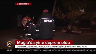 Muğlada Yine Deprem Oldu