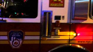 VERY RARE CATCH OF, FDNY SQUAD 41 GOING BACK TO DA BRONX AFTER ACTING FDNY RESCUE 1, IN MANHATTAN.