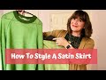 How To Style A Satin Skirt