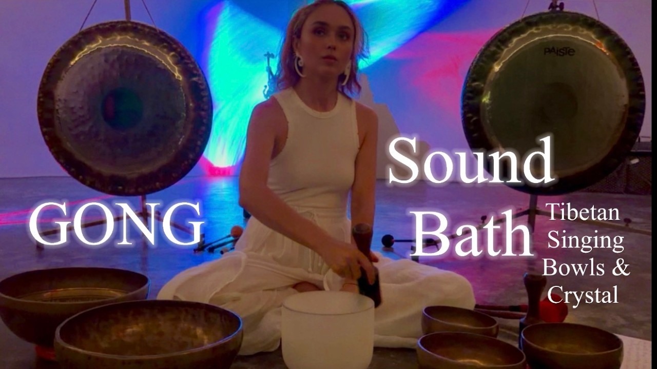 Gong Sound Bath meditation session - YouTube