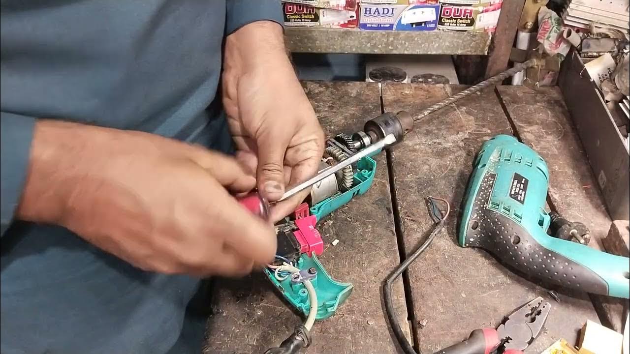 Drilling Machine Easy Repair drill drillmachine hindi urdu 