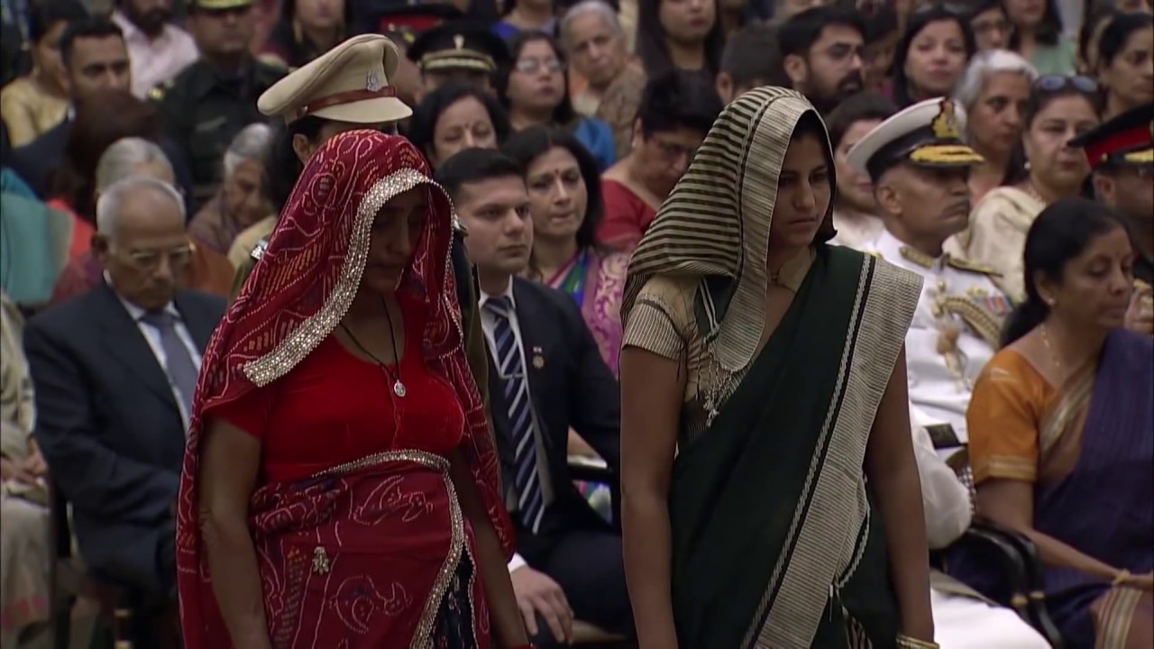 President Kovind presents Kirti Chakra to Rajendra Kumar Nain (Posthumous)