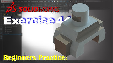 Practice SolidWorks Exercise for Beginners | Exercise 44