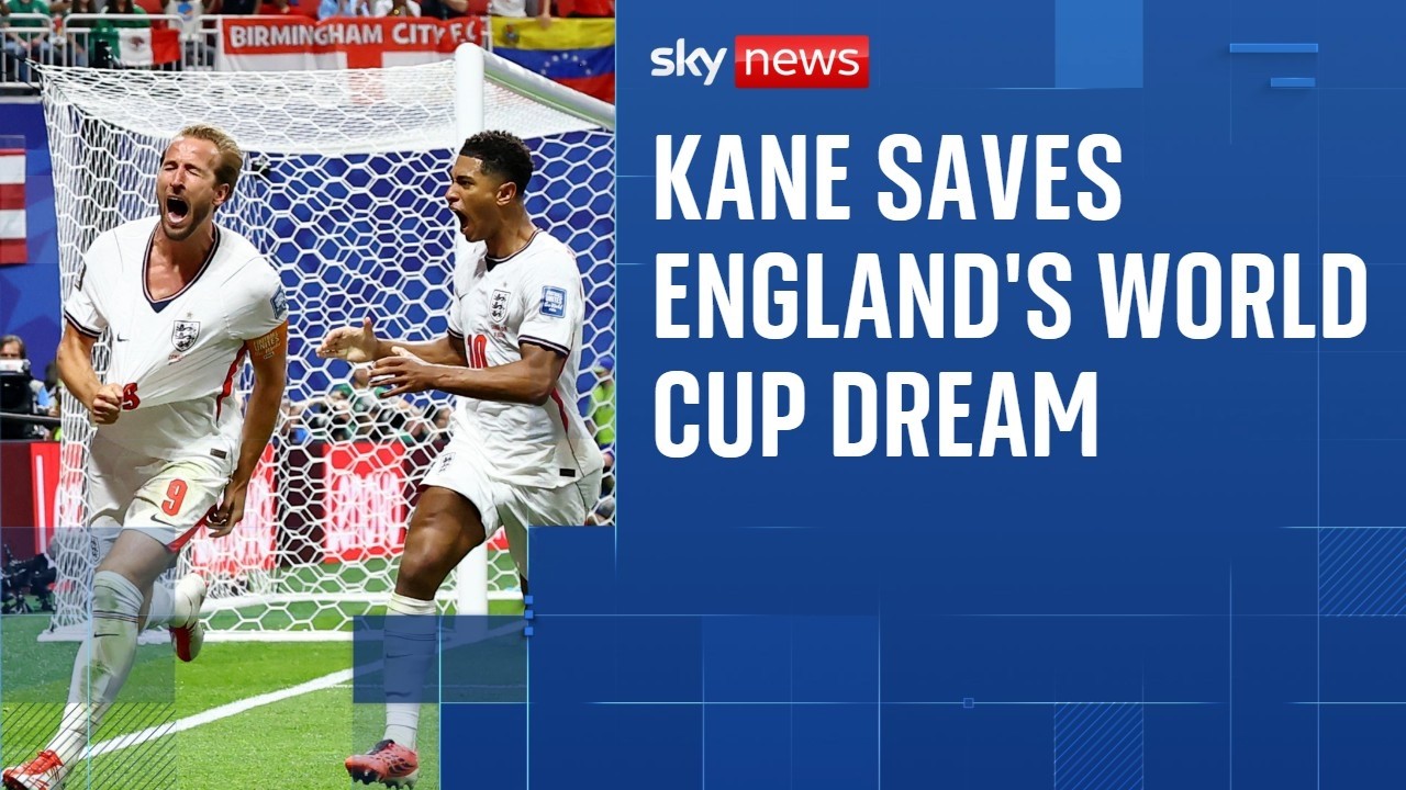 Kane double pulls England back from the brink of World Cup knockout