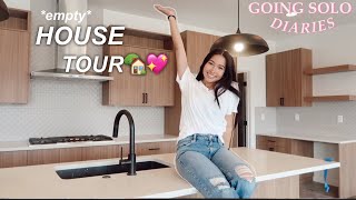 EMPTY HOUSE TOUR! 🏡 Going Solo Diaries EPISODE 1