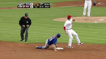 NYM@PHI: Ruiz throws out Murphy at second