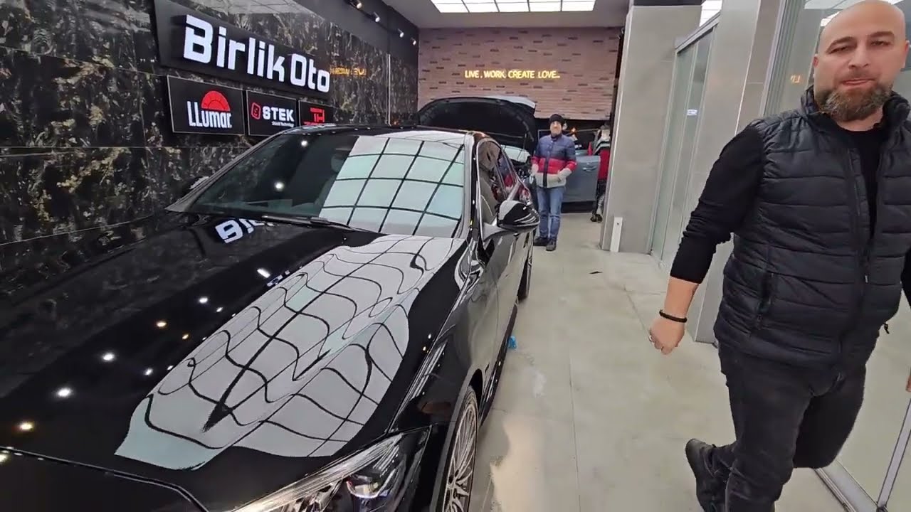 0KM Mercedes C200 4Matic // LLumar PPF Boya Koruma Filmi, Ekran Koruma