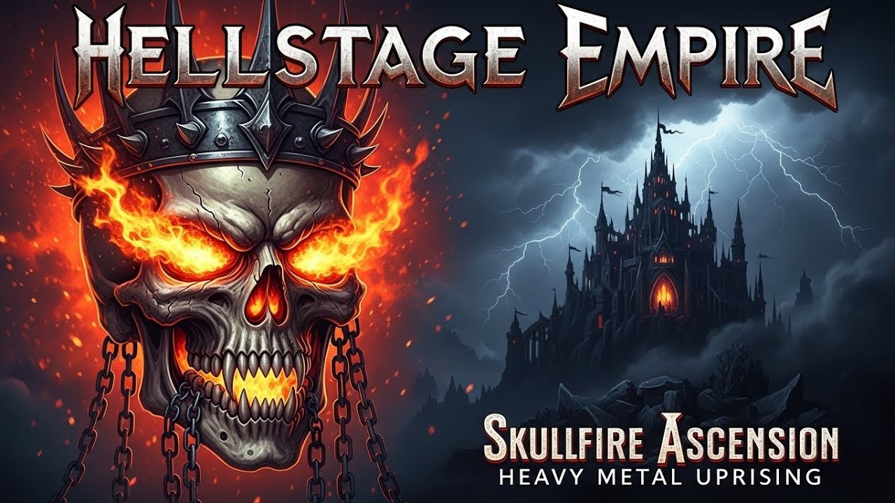 ⚡ Best Music HELLSTAGE EMPIRE 🔥 Skullfire Ascension Heavy Metal Uprising