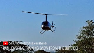 R44 Hovering Training (view from the outside)