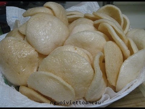 BÁNH PHỒNG TÔM CHIÊN – làm tại nhà ở Mỹ bánh phồng Sa Giang Shrimp Chips Cach Lam Banh Phong Tom