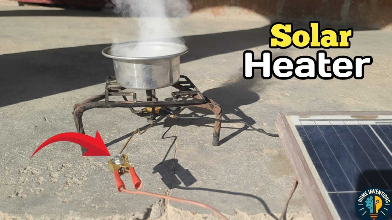 DC 12V Solar Heater! 🔥 Convert an Old Gas Stove Burner To Off-Grid DC Heater