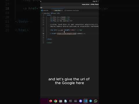 HTML Link Tag