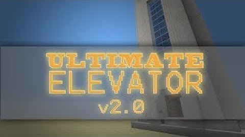Ultimate 2x2 Piston Car Elevator v2.0: Up & Down No visible wiring