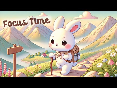 Focus Time Lofi Bunny 3 Hour Happy Lofi Song Cute Lofi Chill Relaxing Music Lofi Hip Hop