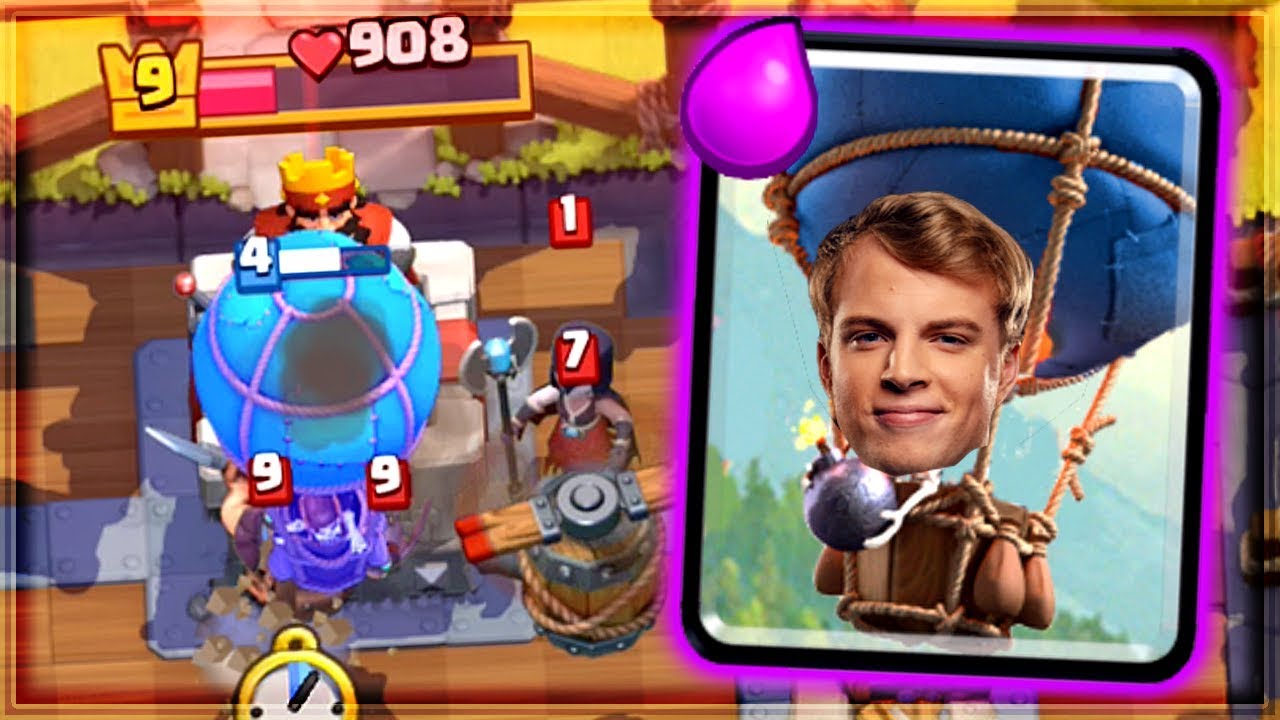decks tiberias Clash Royale - BALLOON PARADE! Air Assault Deck