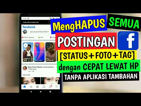 Cara menghapus semua Postingan di FaceBook sekaligus tanpa Aplikasi tambahan