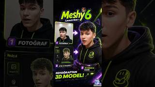 BEDAVAYA GÖRSELDEN 3D Model ÜRETMEK😱🔥 (Meshy.ai)